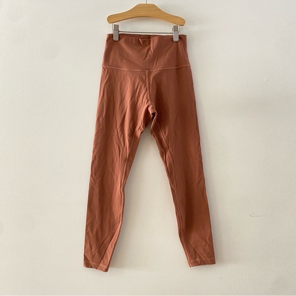 Lululemon Align Leggings Pants Dark Terra Cotta Women’s Size Small - Picture 1 of 7